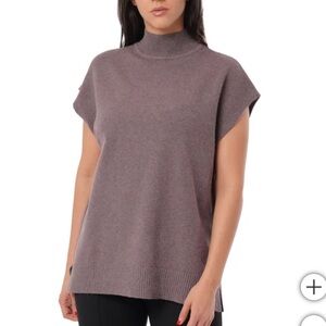 New! Cyrus Ladies' Sleeveless Tunic Sweater, Brown, XX-Large